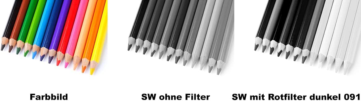 B+W 1102695 46mm Basic Dark Red Filter