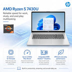 HP 17.3-Inch FHD Business Laptop with Ryzen 5 and Windows 11