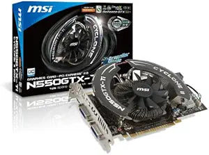 MSI N550GTX-Ti CYCLONE OC GeForce GTX 550 Ti 1GB — main product image