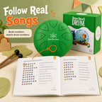 Sounds Of Silence Brave Dave Steel Tongue Drum Storybook Gift Set
