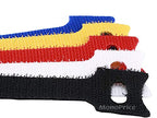 Monoprice 13inch Hook & Loop Cable Ties 100-Pack