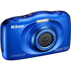 Nikon CRTNKCPW100BLRB COOLPIX W100 Waterproof Camera (Renewed)