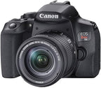 Canon 3924C002 EOS Rebel T8i DSLR Kit - 18-55mm, 55-250mm Lenses - Renewed