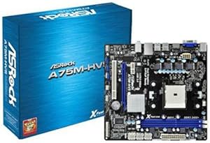 ASRock A75M-HVS Socket FM1 Motherboard — main product image