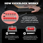 KickBlock Bass Drum Anchor and Anti-Creep Stopper