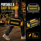 HW HAOWORKS 150W Waterproof Bluetooth Karaoke PA Speaker