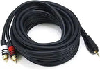 Monoprice 105600 Premium Stereo to RCA Audio Cable - 15ft