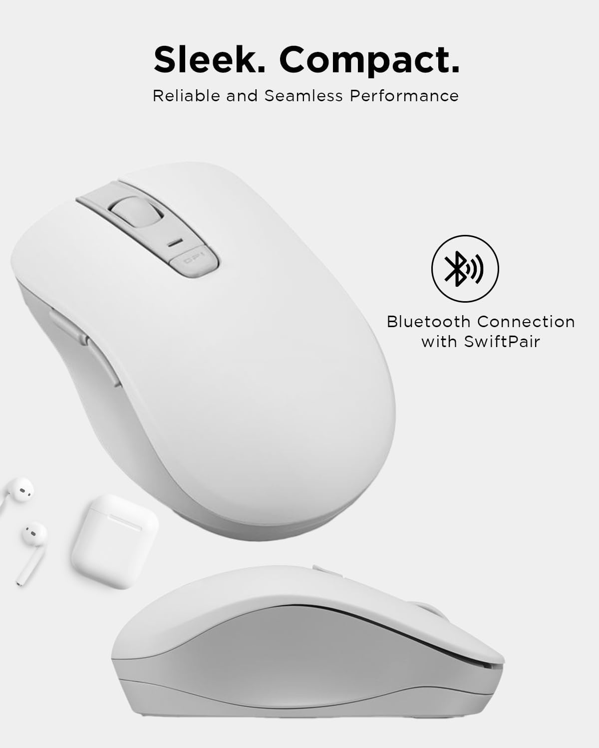 Lenovo 4Y51N41591 Bluetooth Silent Mouse - White