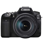 Canon EOS 90D 18-135mm USM Lens 128GB Bundle (Renewed)
