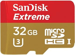 SanDisk SDSQXNE-032G-GN6AT Extreme Action 32GB MicroSDHC 2-Pack