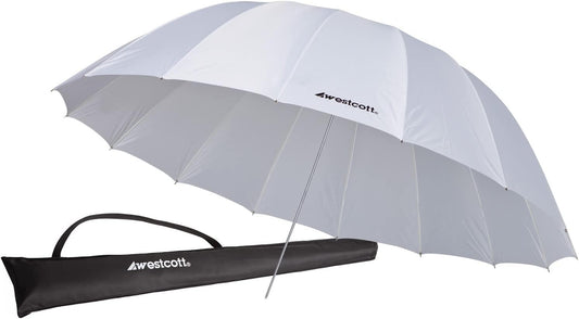 Westcott 4632 7-Feet White Diffusion Parabolic Umbrella