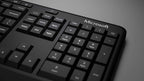 Microsoft 5QH-00001 Ergonomic Wired Keyboard - Black