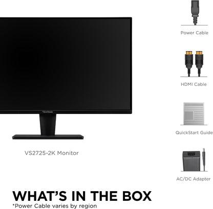 ViewSonic VS2725-2K 27-Inch QHD 100Hz Monitor