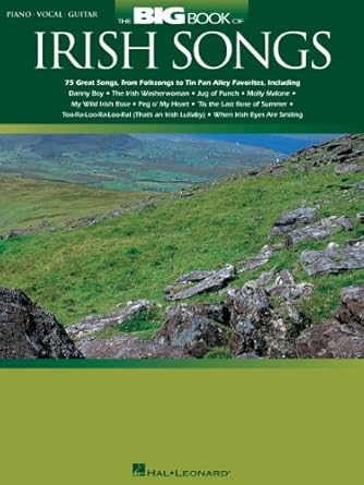 Hal Leonard Irish Songs Big Book PVG Songbook