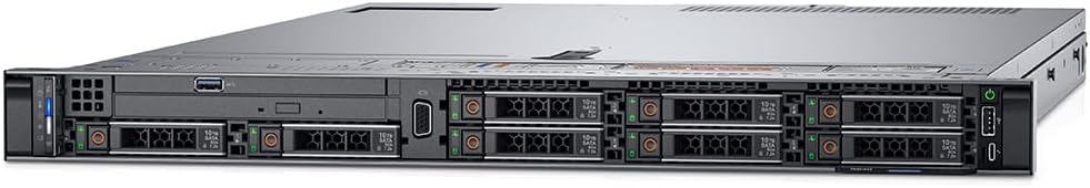 Dell R640 PowerEdge 1U Rack Server - Dual Xeon, 256GB, 7.68TB SSD (Renewed)