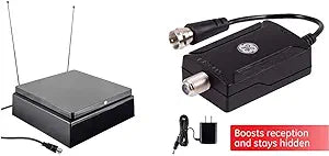GE Indoor TV Antenna & Amplifier Combo 40527 42178