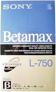 Sony L750BT Beta Videocassette - Single Tape