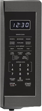 Sharp SMC1452KH Black Stainless 1.4 CuFt Microwave Oven