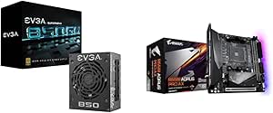 EVGA Supernova 850 GM 850W Gold & GIGABYTE B550I Motherboard — main product image