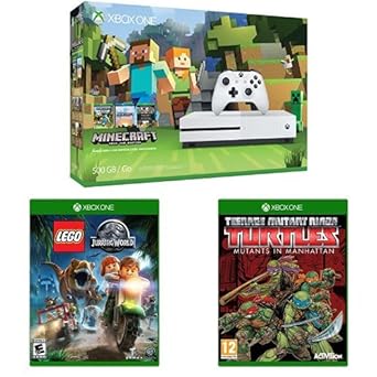 Microsoft Xbox One S 500GB Minecraft Bundle + Games