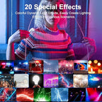 Fockety RGB LED Video Light Wand with 192 Beads
