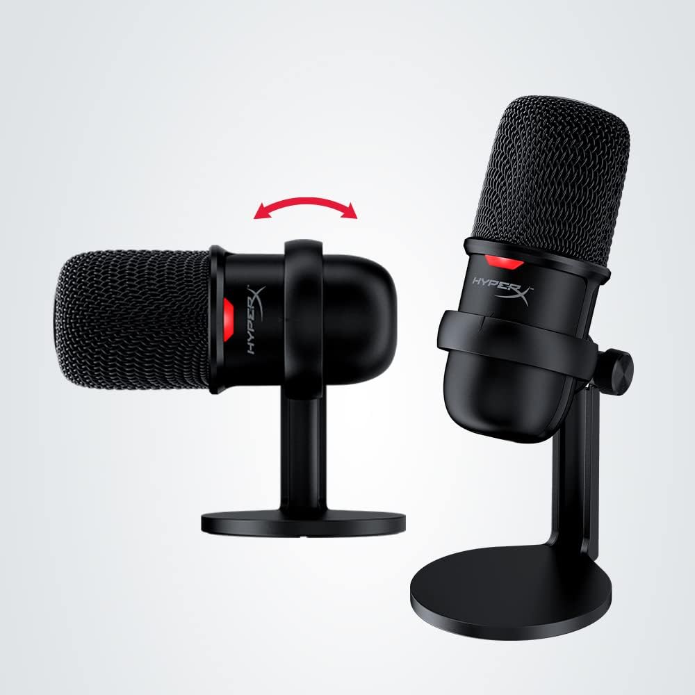 HyperX HMIS1X-XX-BK/G SoloCast USB Condenser Gaming Microphone