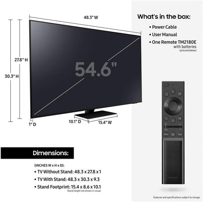 Samsung E18SAMQN55QN85AA 55" Neo QLED 4K Smart TV Bundle