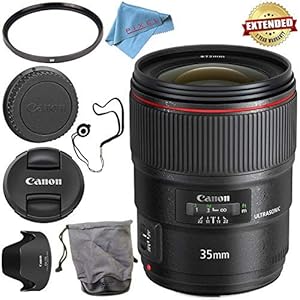 Canon 9523B002 EF 35mm f/1.4L II USM Lens Bundle