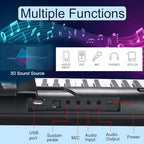Veitob 88-Key Semi-Weighted Digital Piano Beginner Kit