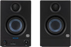 PreSonus ERIS 3.5 Gen 2 Desktop Speakers Bundle - 50W Powered Monitors
