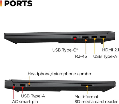 HP 15-fb Victus Gaming Laptop - Ryzen 5, RX 6550M, 1TB SSD
