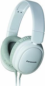 Panasonic RP-HX250M-W On-Ear Headphones with Microphone White