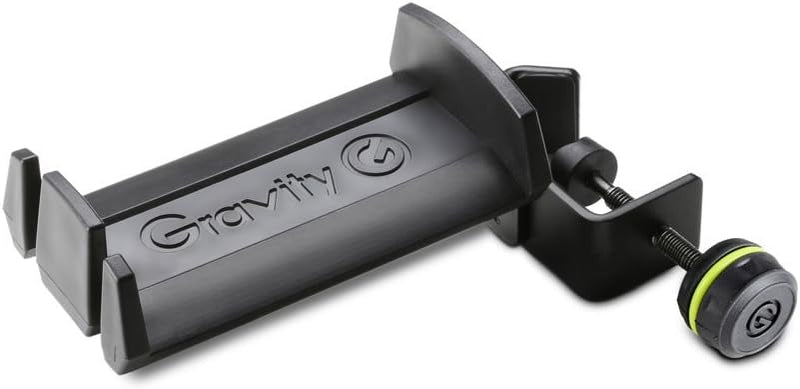 Gravity HP HMS 01 B Microphone Stand Headphones Hanger - Black — main product image