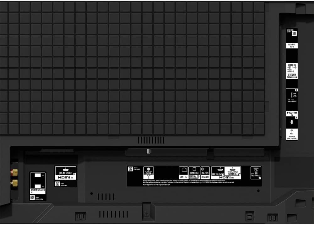 Sony E75SNXR75Z9K 75" 8K Mini LED TV Soundbar Bundle