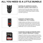 Sigma 14-24mm f/2.8 DG DN Art Lens Sony Bundle