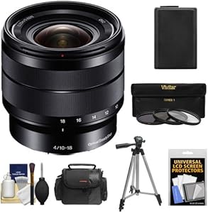 Sony K-75141-02 Alpha E-Mount 10-18mm Lens Kit - A7, A6000 Series