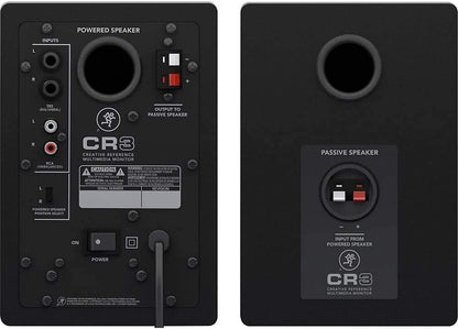 Mackie E3MKIECR3 CR3 Multimedia Monitors with Bluetooth Receiver