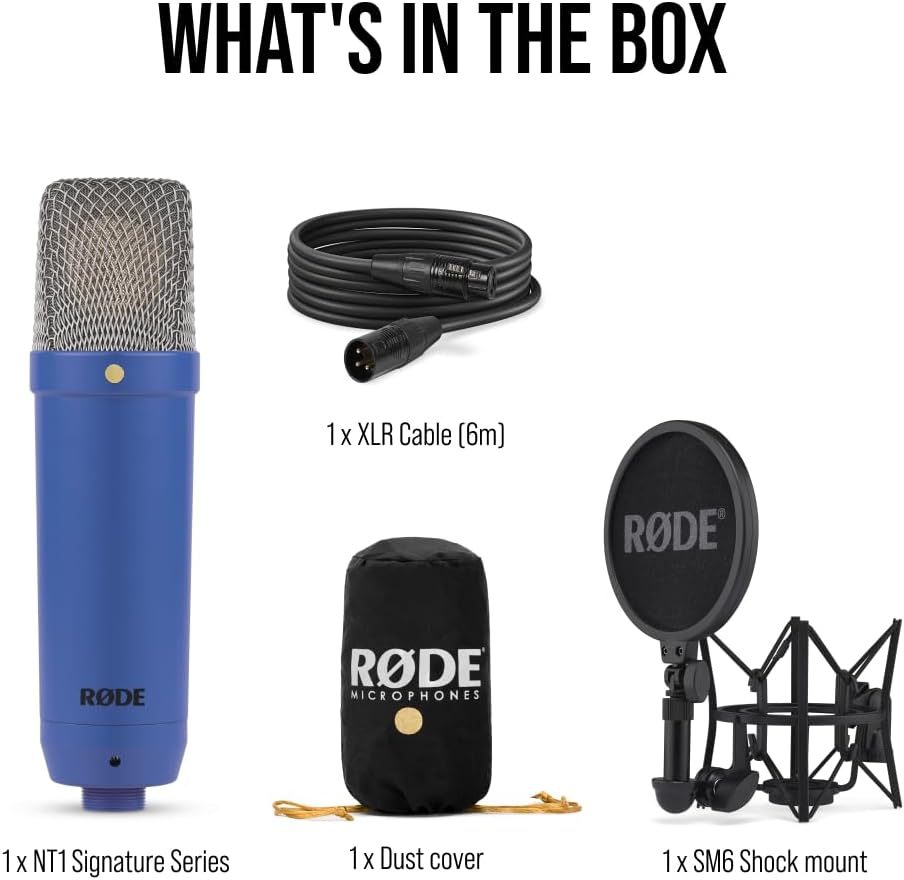 Rode NT1SIGNATURECOBALT Signature Series Condenser Microphone Cobalt