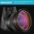 Neewer 40090852 52mm Fisheye Wide Angle Macro Lens