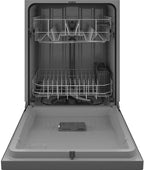GE GDF535PSRSS Stainless Steel Dishwasher: Front Controls
