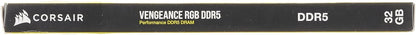 Corsair VENGEANCE RGB 32GB DDR5 6000MHz White Desktop Memory