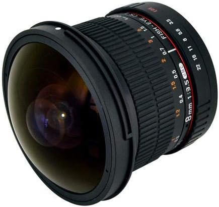 Rokinon HD8M-C 8mm f/3.5 Fisheye Lens for Canon