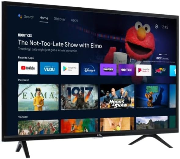 TCL 32S21 32-Inch 720p Android Smart TV (Renewed)