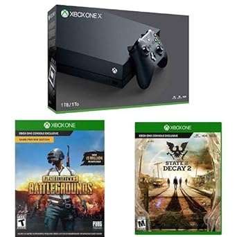 Microsoft Xbox One X 1TB PUBG + State of Decay 2
