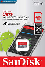 SanDisk SDSQUAR-200G-GN6MA 200GB Ultra microSDXC Card