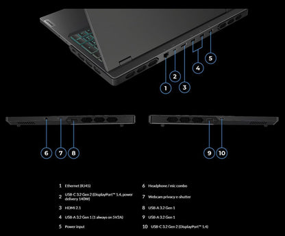 Lenovo 82WS003UUS Legion Pro 7 RTX 4090 Laptop
