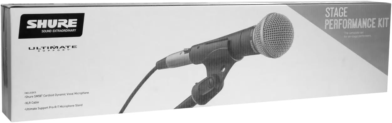 Shure SM58-CN BTS Pro Vocal Microphone Performance Kit