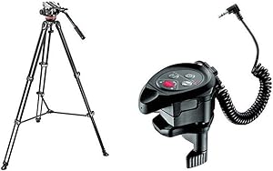 Manfrotto MVH502A Aluminum Tripod Fluid Head Bundle