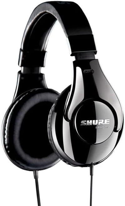Shure SRH240A-BK Professional Quality Headphones Studio & Home