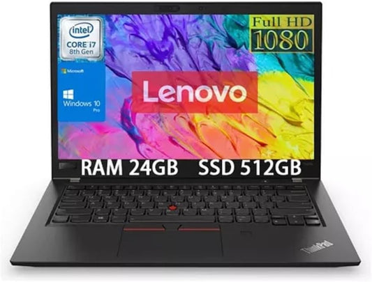 LENOVO T480s ThinkPad i7 FHD Laptop (Renewed)